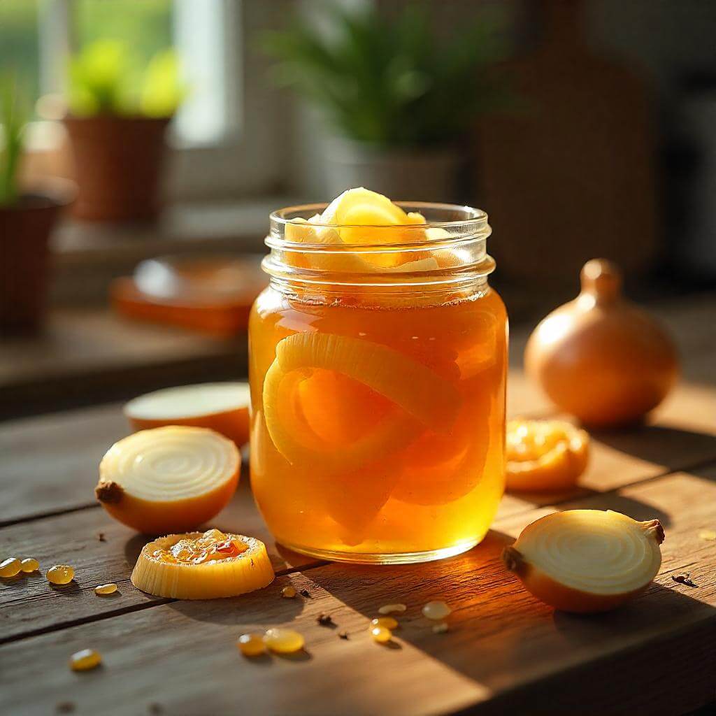 Medový sirup s cibuľou